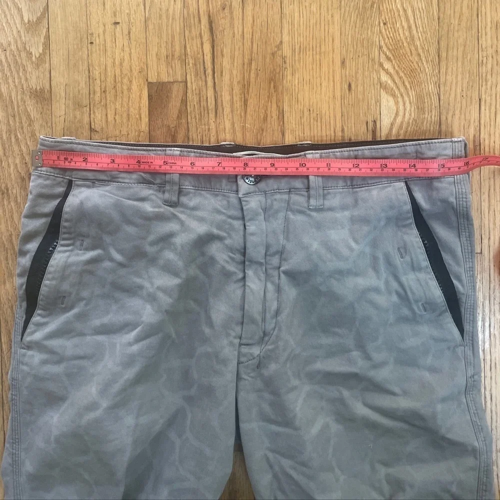 Stone Island Vintage Tactical Gray Pattern Chino Pants Made in Italy Size 30